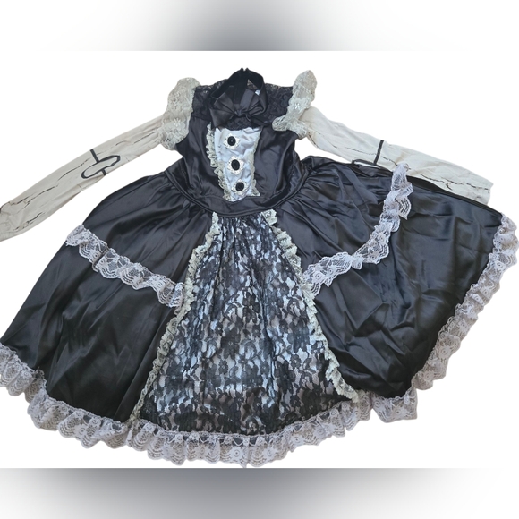 Spirit Halloween Broken Doll Halloween Costume Child Sz Medium 8-10 - Picture 2 of 12